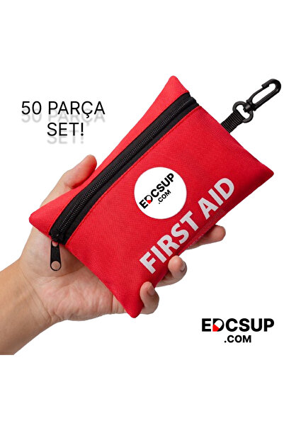 EDCSUP Portatif Su Geçirmez İlk Yardım Seti - Outdoor, Seyahet, Araç, Ev ve E...