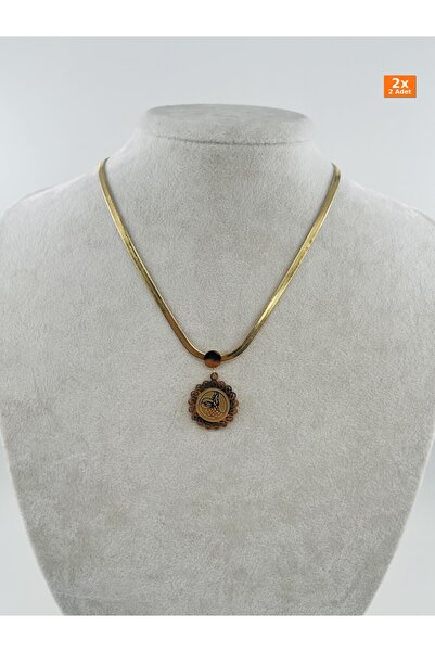 Bozhi Steel Necklace Gold Daily Elegance Stylish Gift