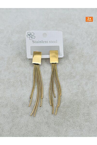 Bozhi Steel Earrings Gold Stylish Gift