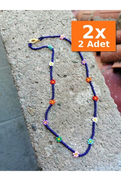Bozhi Necklace Glass Beads Business Woman Style