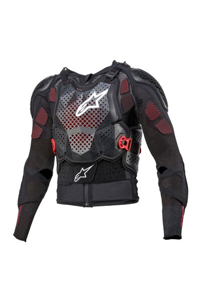 Alpinestars Bionic Tech V3 Body Armour (Tam gövde koruma) Siyah Beyaz Kırmızı