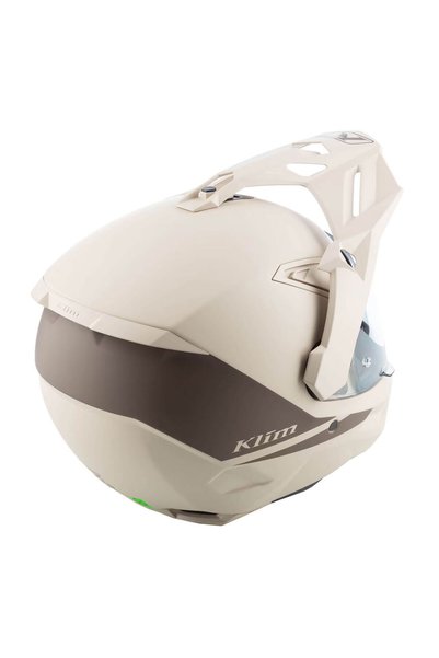 Klim X1 Alpha Carbon Korumalı ADV Motosiklet Kaskı Krem Kahverengi