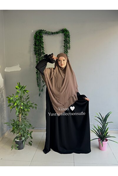 Yüsra Collection Tesettür Sufle Şifon Uzun Boy
