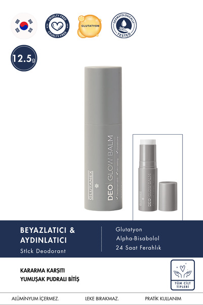 GLUTANEX Kararma Karşıtı Beyazlatıcı Stick Deodorant - Alüminyum Içermez - De...