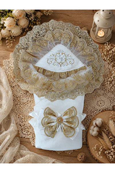 Tomuycuk Lace Baby Girl and Boy Blanket Swaddle Swaddle Wrap Cotton Hospital ...