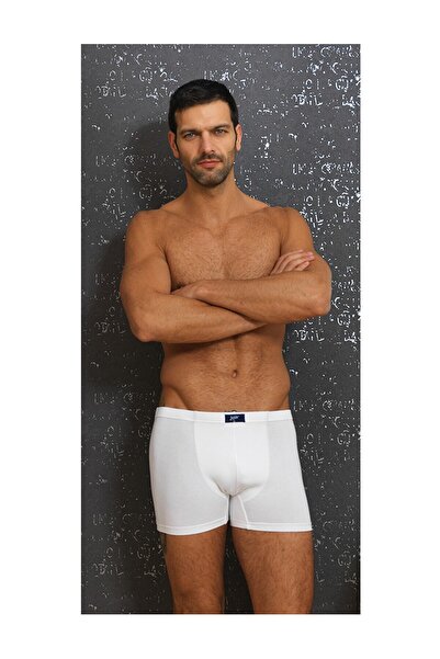 ADA Erkek Beyaz Bamboo Boxer
