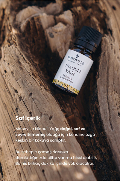 Monoville Nioli Uçucu Yağı 10 ml Saf ve Doğal (Niaouli Essential Oil)