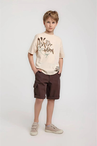 HAUSEkids 5-14 Yaş Halewa Reed Erkek Çocuk Takım-Latte