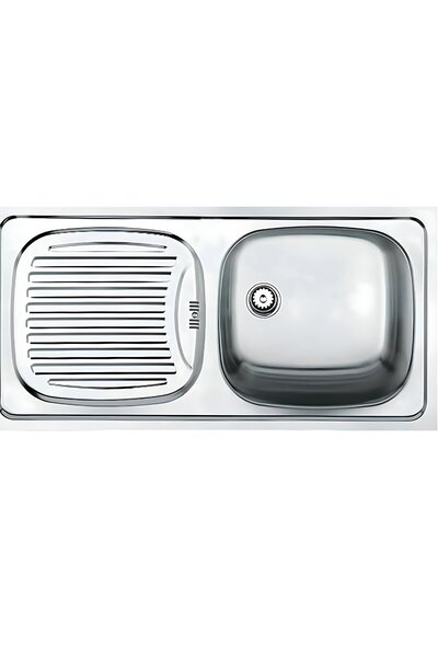 Teka EBM 45 Paslanmaz Çelik Sol Damlalıklı Eviye 40132022