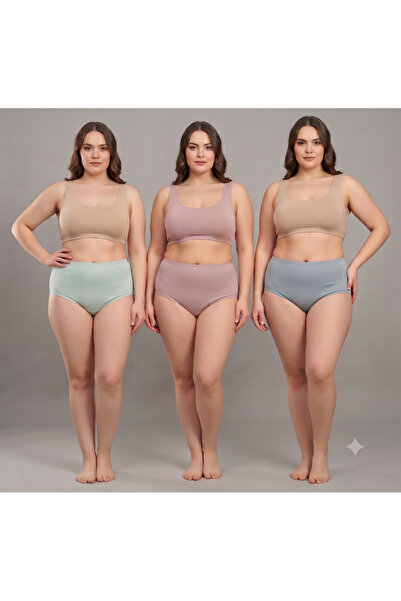 bitangosu Women's High-Waisted Panties - Full Cotton Daily Comfortable Underw...