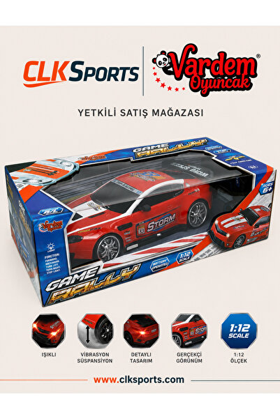 Vardem Şarjlı Işıklı Power Racing Car - Güç Yarış Arabası 1:12 Ralli Arabası ...