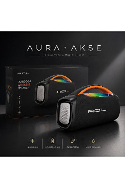 ACL -5825 TWS Outdoor Kablosuz Karaoke Hoparlör Sistemi – Hi-Fi Ses ve DSP Di...