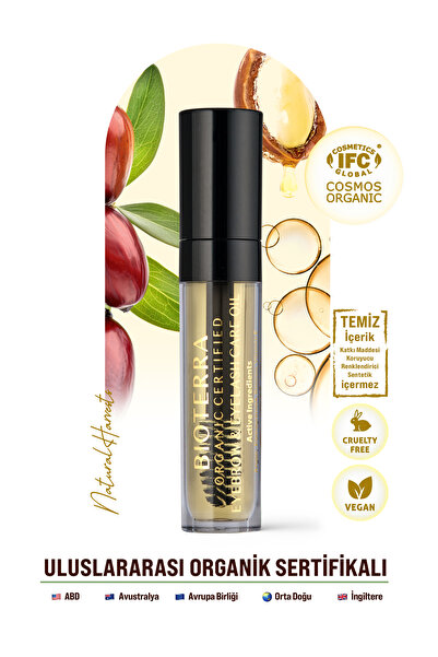 Bioterra Organik Kaş Kirpik Bakım Yağı 5 ml