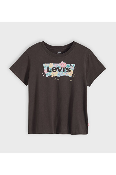 Levi's Kadın Logo Baskılı Kısa Kollu Günlük Tişört - 005GV-0020