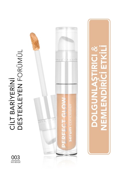 Flormar Perfect Glow Nemli ve Aydınlık Bitişli Sünger Aplikatörlü Serum Conce...