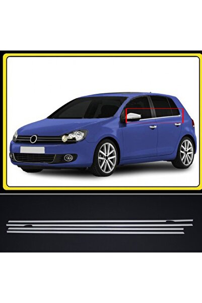 Niken Volkswagen Golf 6 Cam Çıtası Alt Kromu Nikelajı