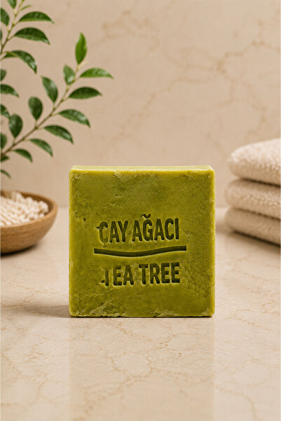 ARGA 2'li Doğal Çay Ağacı Sabunu 120-140 gr – El Yapımı Bitkisel Yüz, Vücut v...