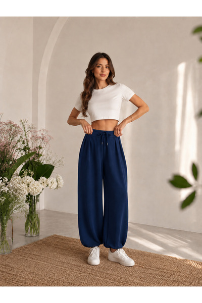 USLULAR Women's Modal Fabric Casual Shalwar Trousers with Pockets, Comfortabl...