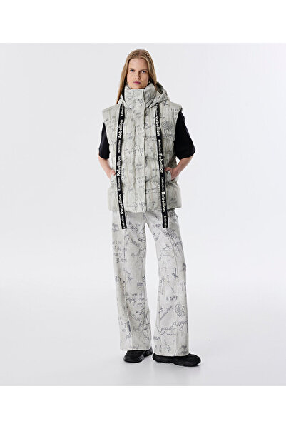 Twist SLOGAN BASKILI PUFFER YELEK