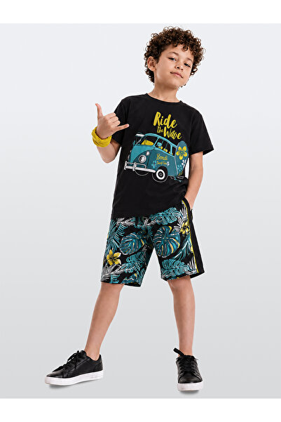 MSHB&G Set de tricou pentru băiat hawaian Vosvos