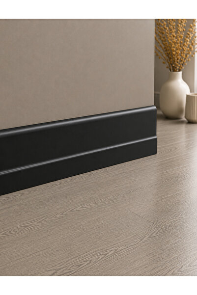 Genel Markalar Laminant Parke Süpürgelik 6cm Siyah 719