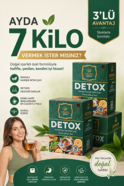 Detox Form Çayı FİT Yaşam tok tutma zayıflamak kilo.verme