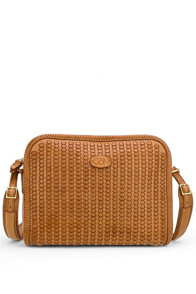GÖN Hand Made Camel Kadın Çapraz Askılı Çanta Orek