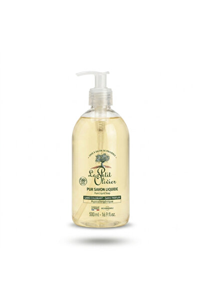 Le Petit Olivier Săpun Lichid Pur 500 ml – Hipoalergenic, Fără Parfum, 98% In...
