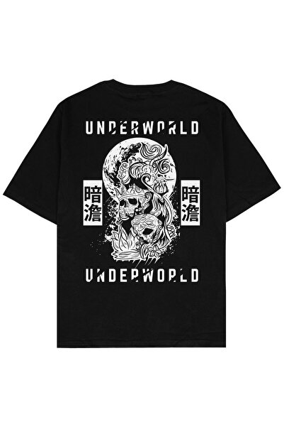 Adrift Μπλουζάκι Unisex Underworld Μαύρο Oversize