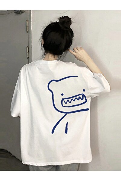 Adrift Desen animat și design grafic Tricou supradimensionat Seria desene ani...