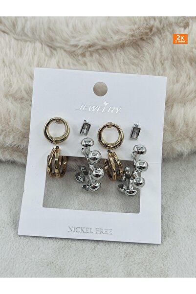 Bozhi Earrings Steel Sparkling Style