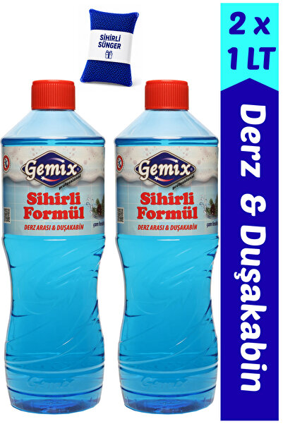 GEMİX SİHİRLİ FORMÜL 1 Lt. X 2 ADET – Küf, Sararma ve Kireç Karşıtı Güçlü Formül