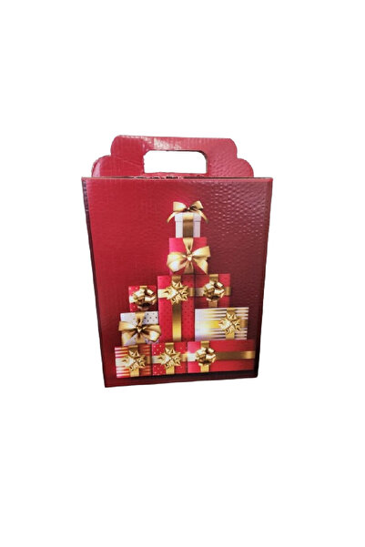 Cris Prod Cutie Carton Cadou Craciun Rosie 260x135x325 mm