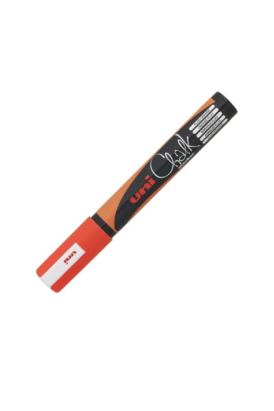 Uni Marker Chalk cu creta lichida, ORANGE FLUO, 1.8-2.5 mm