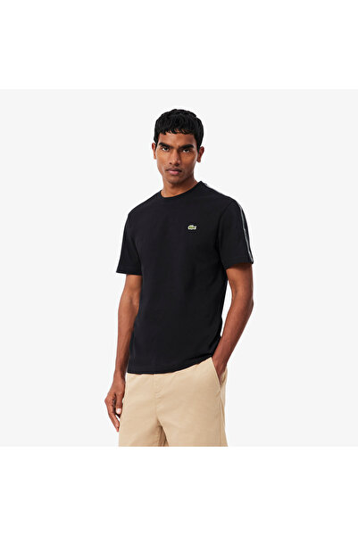 Lacoste Erkek Regular Fit Bisiklet Yaka Siyah T-Shirt