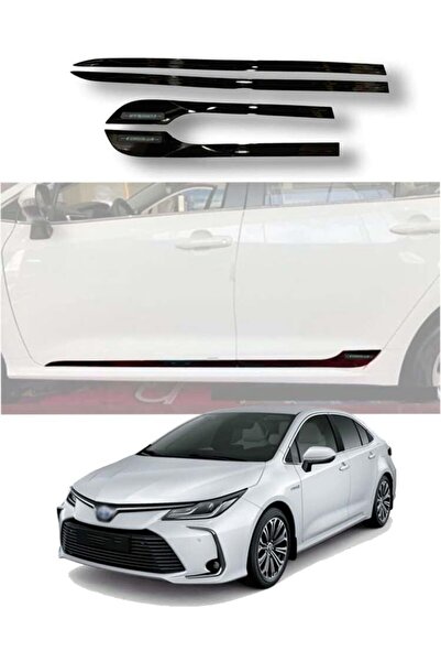 autogp Toyota corolla kapı alt çıtası pianoblack plastik 2019+