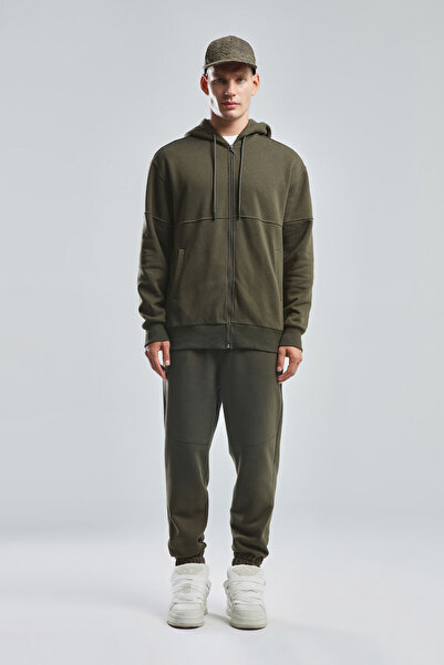 Men's Green Cardigan