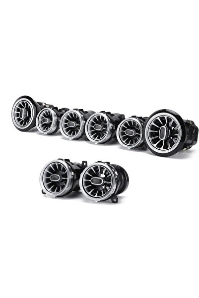 autogp Mercedes w213 havalandırma menfez ambiyans seti 64 renk ön arka set 20...