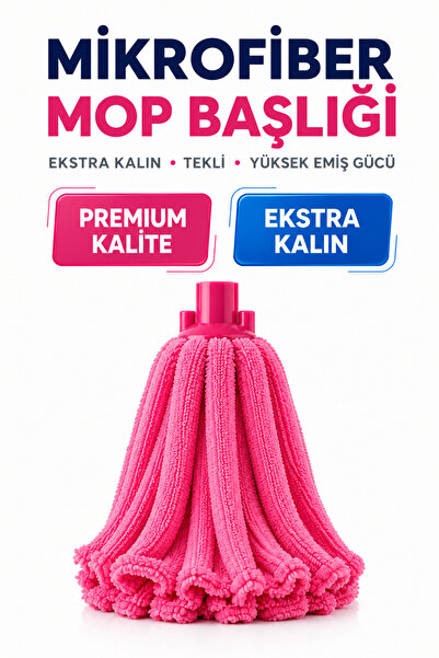 Delvos Premium Havlu Yedek Mop Süper Mop Emici Mikrofiber Havlu Emici Temizli...