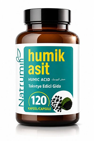 NATRUMİN NATURAL MİNERALS NATRUMİN HUMİK ASİT 120 KAPSÜL-DOĞAL MİNERAL TAKVİYESİ