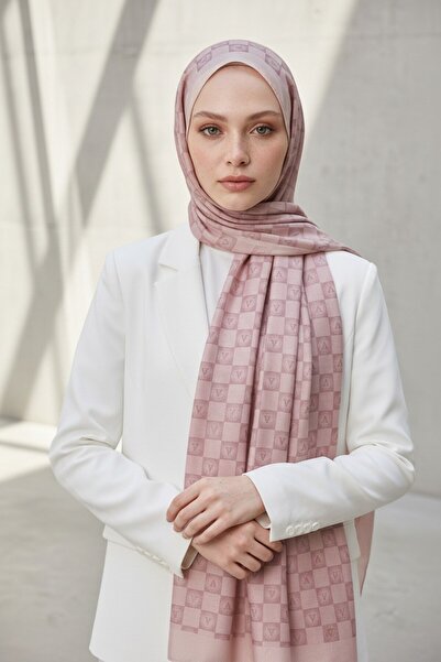 Vissona %100 Saf İpek Şal İnce Saten Vual Dokuma Fresh 90x210 Şal