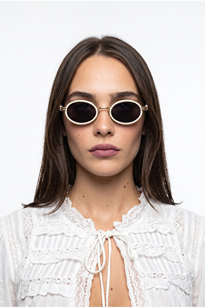 Houseofeyeris Mila Oval Unisex Sunglasses Uv400 – Minimal Metal Bridge, Light...