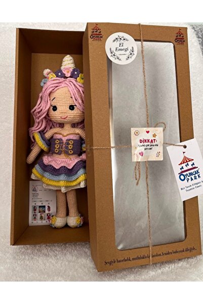 OYUNCAKPARK Prenses Melisa Bebek Amigurumi Organik Oyuncak