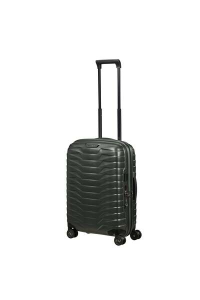 Samsonite Koyu Yeşil Spinner Proxis - Körüklü 4 Tekerlekli 55 cm Kabin Boy Valiz