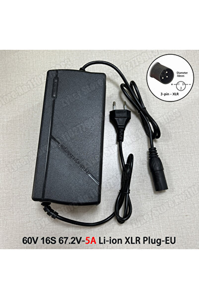 choice2 EU Plug 60V 5A-XLR 60V 72V 5A Lithium Battery Charger 67.2V 84V 5A Li...