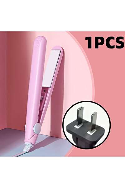 Choice1 PINK-1PCS The best-selling mini curler of 2024, fluffy clamp flat iro...
