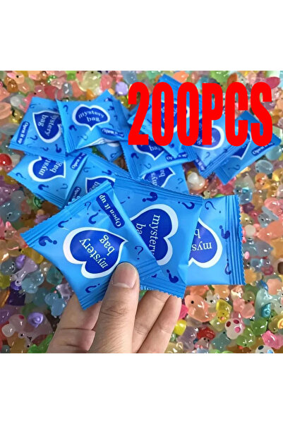 Choice1 200 قطعة عشوائية من أكياس المفاجآت المغلقة، مجسمات حيوانات وفطر مضيئة...