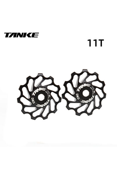 Choice أسود 11T 2 قطعة TANKE دراجة جبلية خلفي Derailleur عجلة جوكي بكرة محمل ...