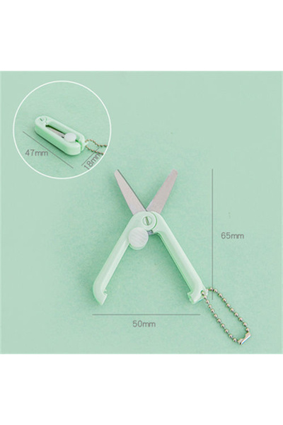 choice2 Green Mini Portable Portable Small Scissors Creative Paper-cutting No...
