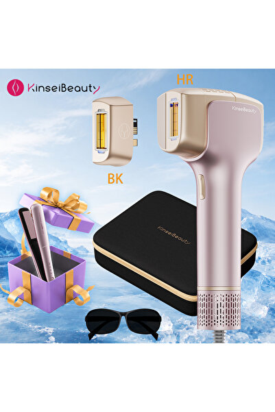 KINSEI BEAUTY جهاز T36 لإزالة الشعر بالليزر مع تبريد بدون ألم، 999999 ومضة، م...